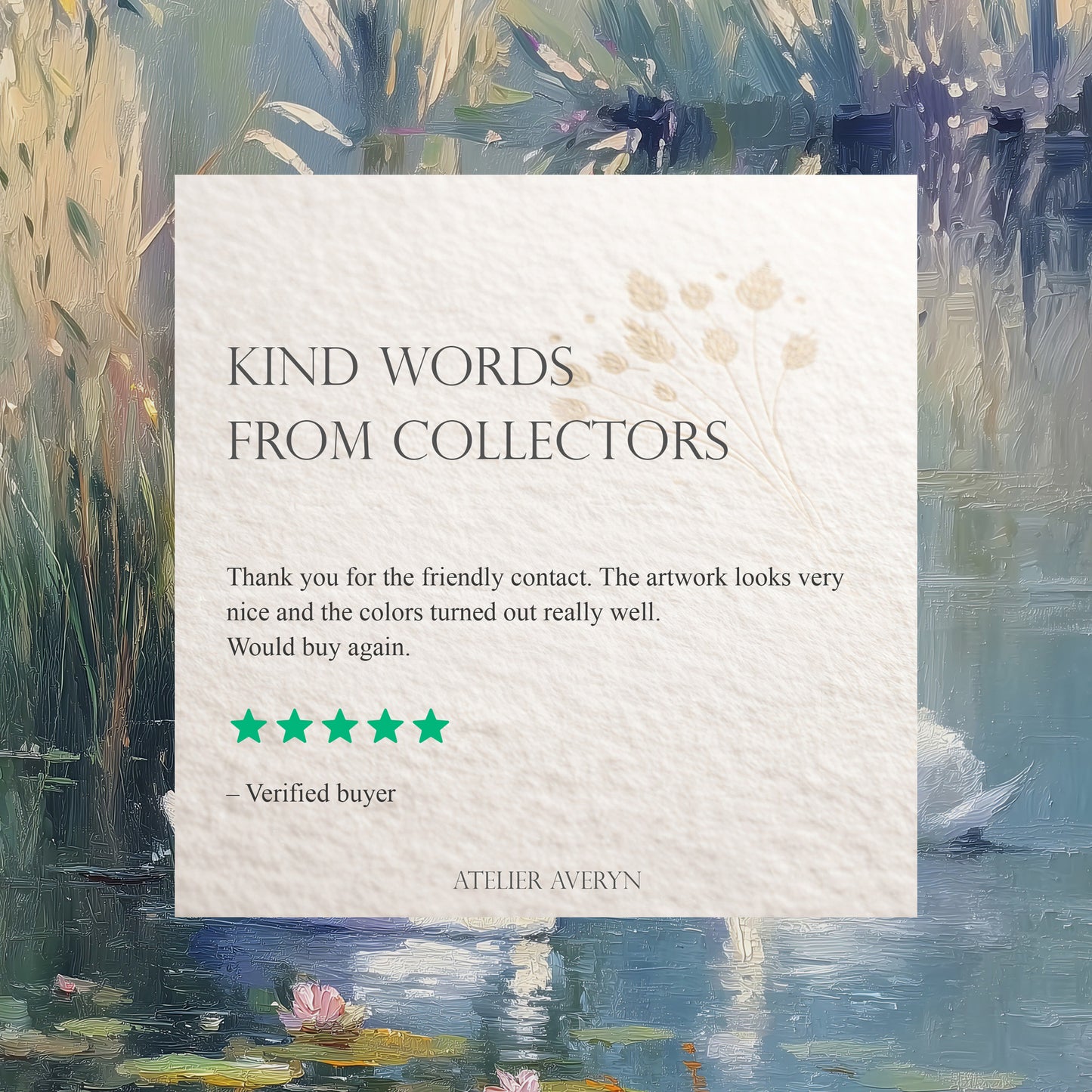 Swan Lake Oil Painting Print