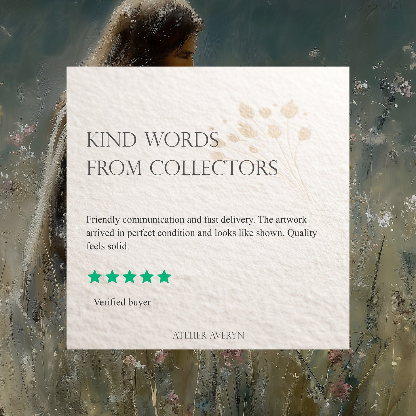 Jesus in Nature Painting Canvas Print