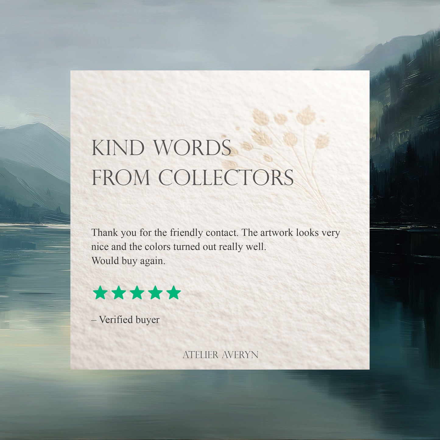 Mountain Lake Reflection Print