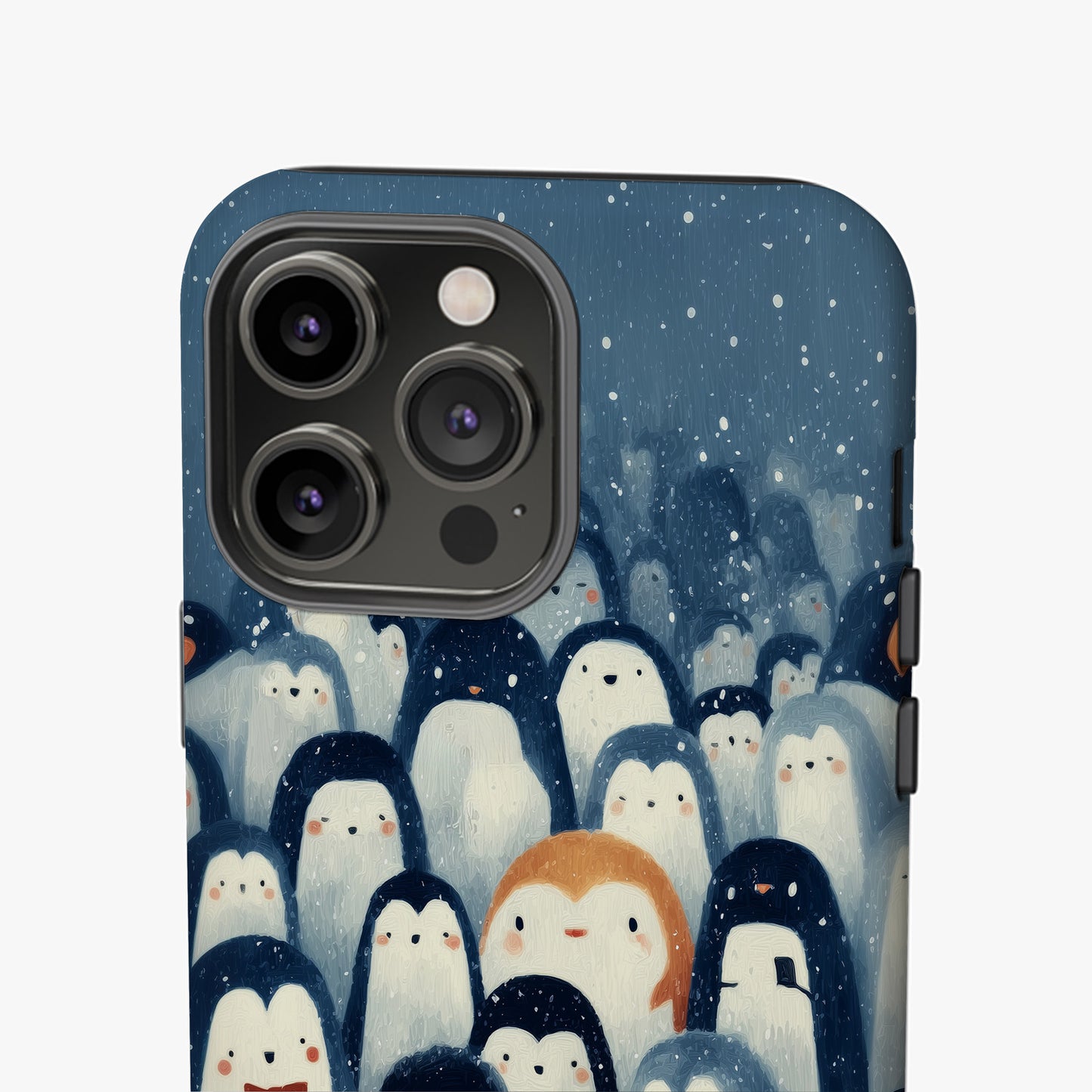 MYSTBIT ART | Chilling Penguin Club iPhone Case-MYSTBIT ART
