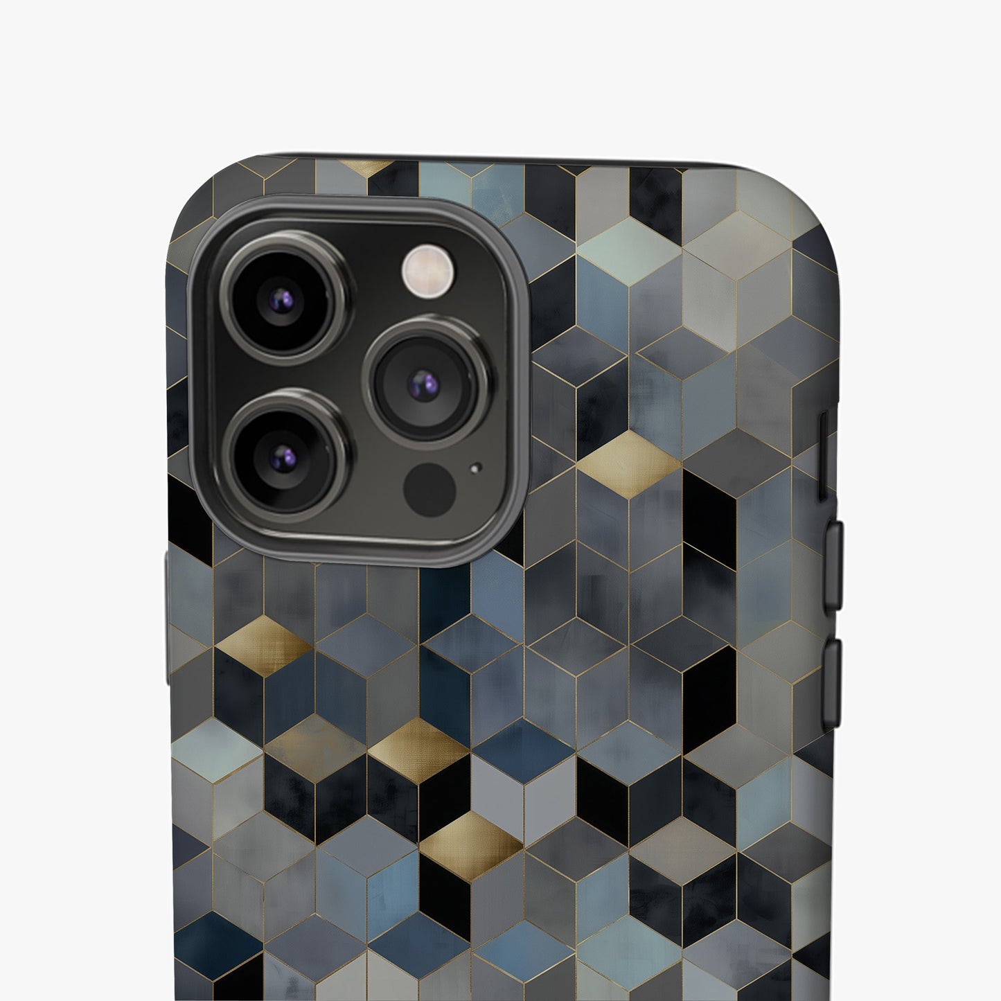 MYSTBIT ART | Geometric Glow iPhone Case-MYSTBIT ART