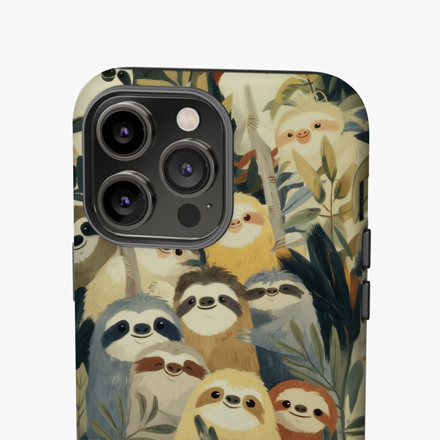 MYSTBIT ART | Slow Jungle Smiles iPhone Case-MYSTBIT ART