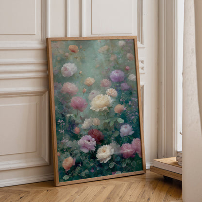 Romantic Pastel Flower Dream Print