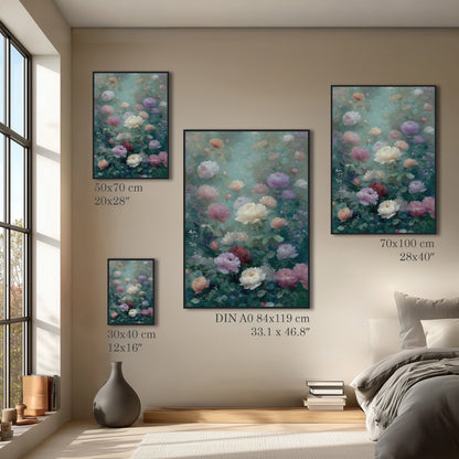 Romantic Pastel Flower Dream Print
