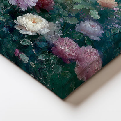 Romantic Pastel Flower Dream Canvas Print