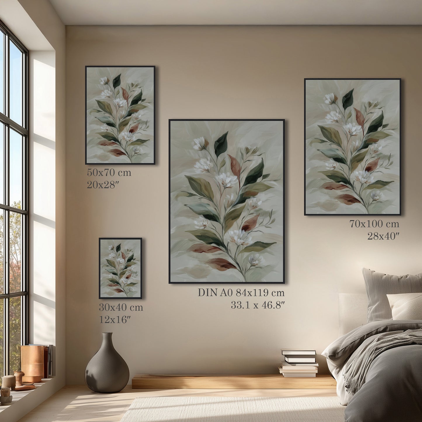 Minimal Leaf Illustration Print