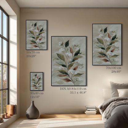 Minimal Leaf Illustration Print