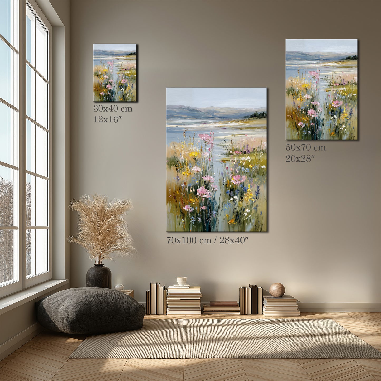 Stillness Across the Valley Canvas Print