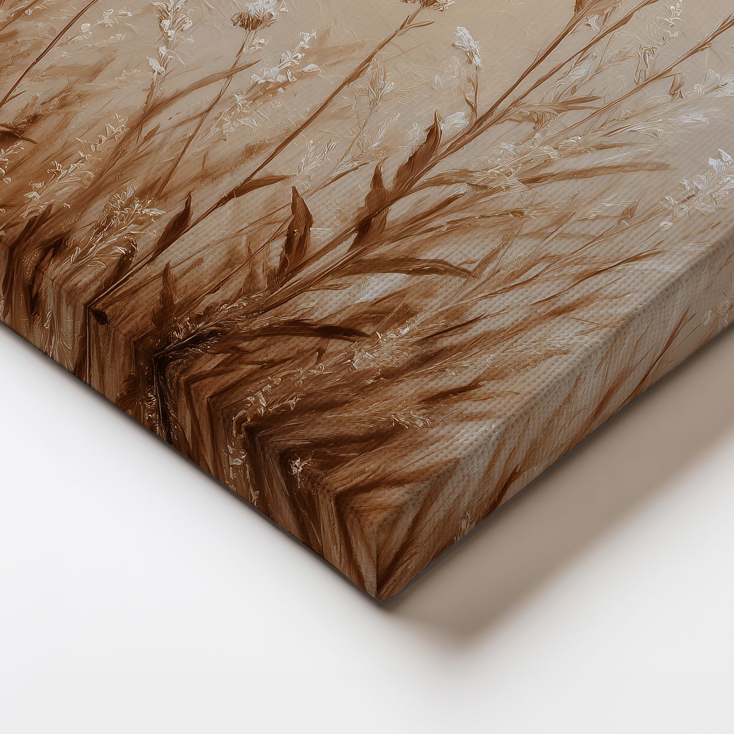 Minimal Grass Landscape Canvas Print