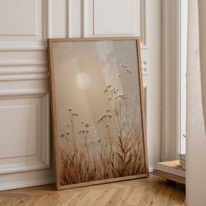 Minimal Grass Landscape Print