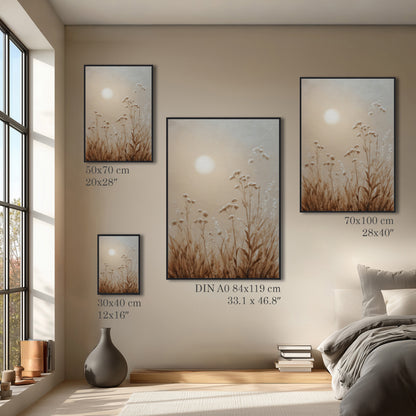 Minimal Grass Landscape Print