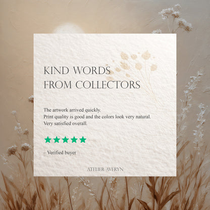 Minimal Grass Landscape Print