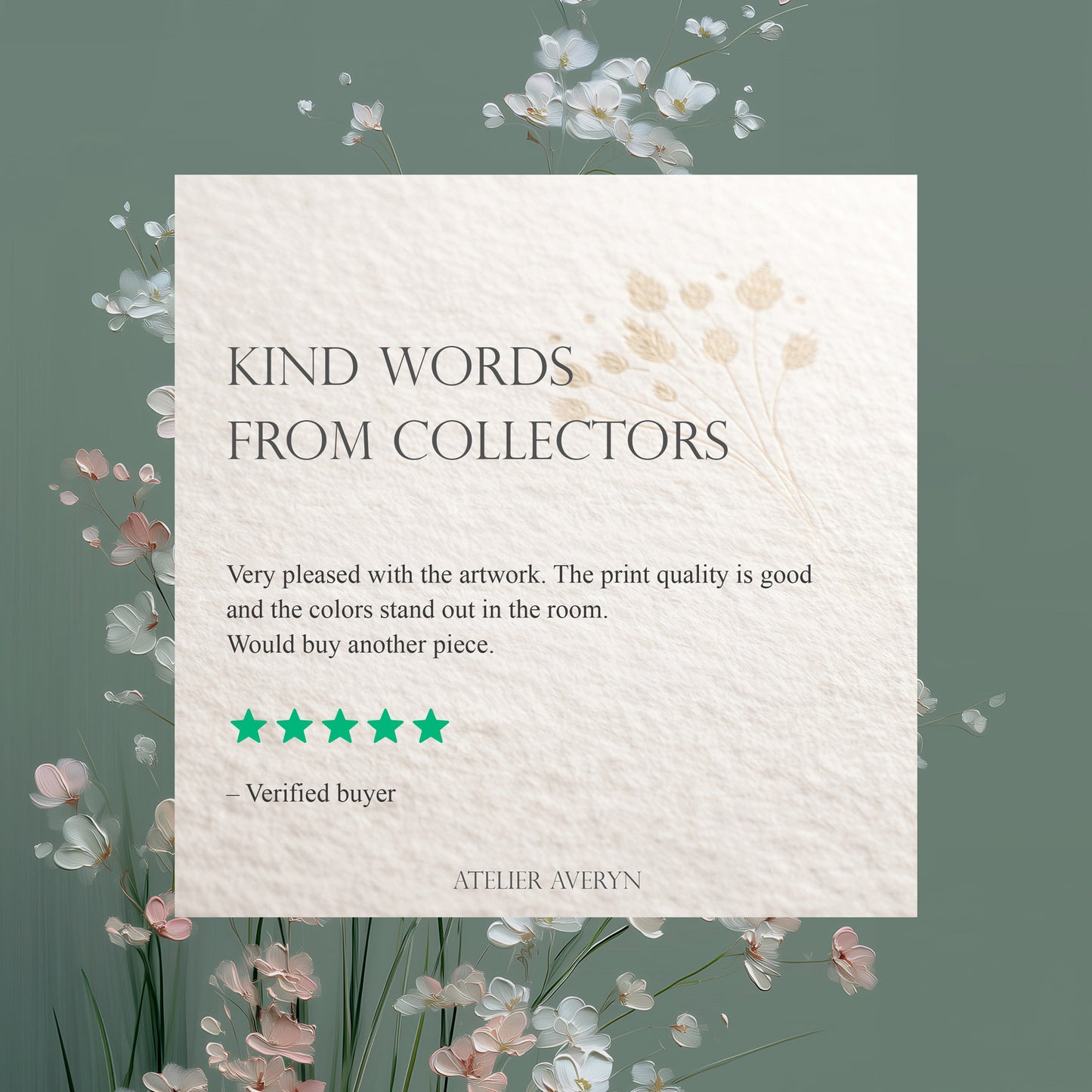 Delicate Flower Wall Art Canvas Print