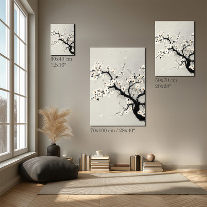 Japanese Blossom Art Canvas Print