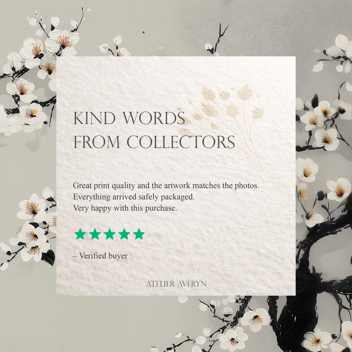 Japanese Blossom Art Print