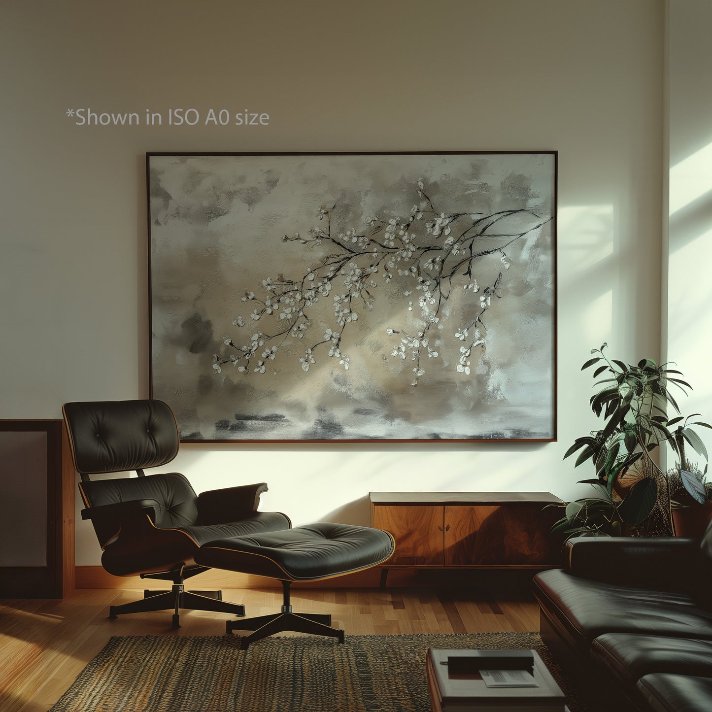 Soft Botanical Blossom Painting Print