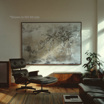 Soft Botanical Blossom Painting Print