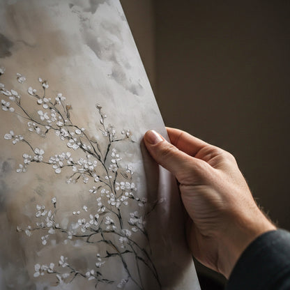 Soft Botanical Blossom Painting Print