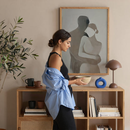 Minimal Romantic Couple Painting Print