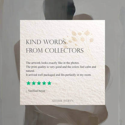 Minimal Romantic Couple Painting Print