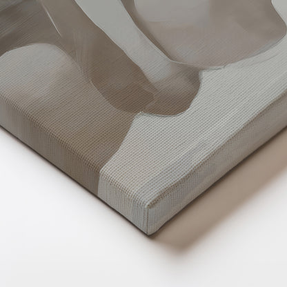 Minimal Romantic Couple Painting Canvas Print