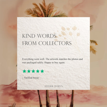 Warm Summer Tropical Art Print