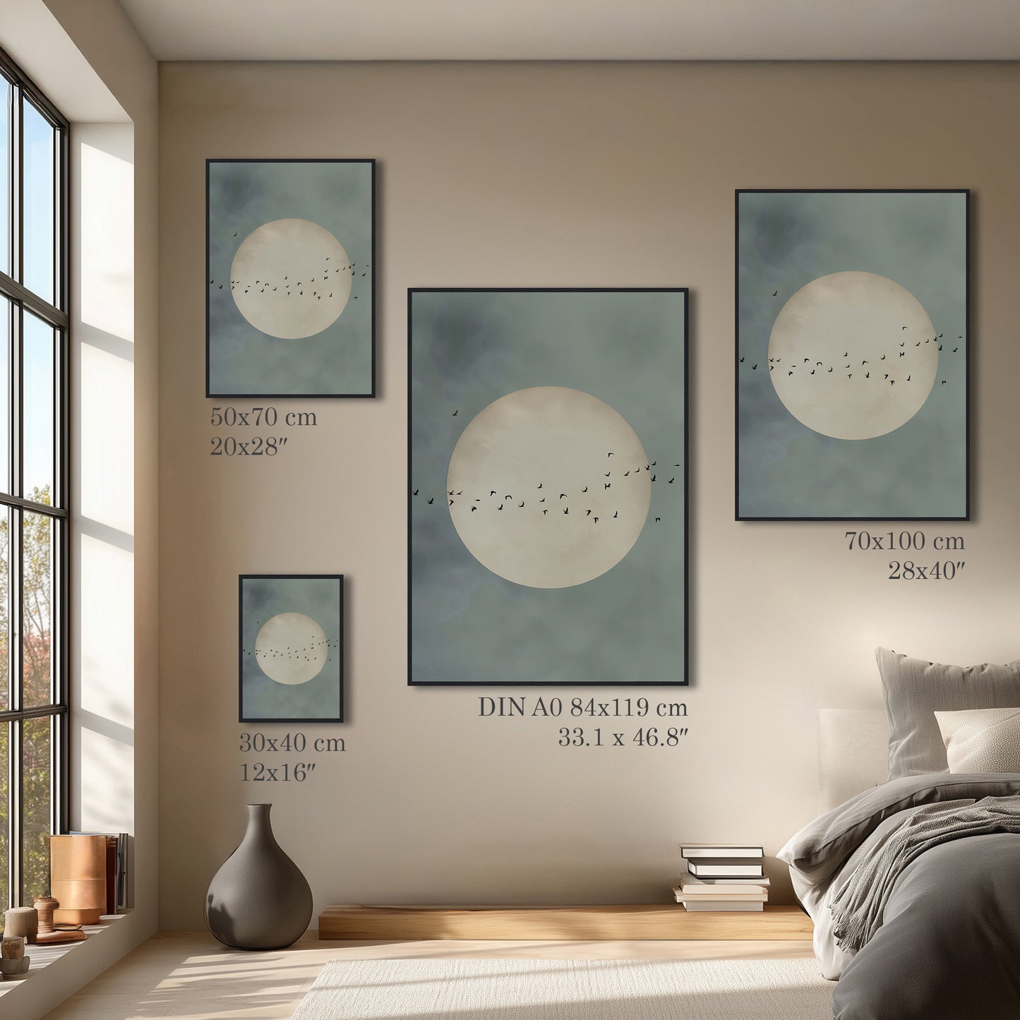 Calm Night Sky Painting Print