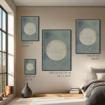 Calm Night Sky Painting Print