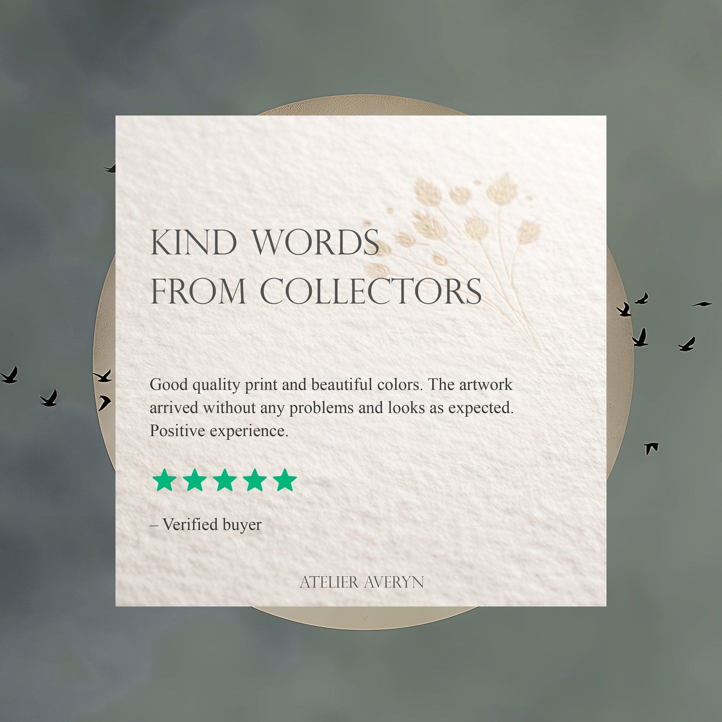 Calm Night Sky Painting Print