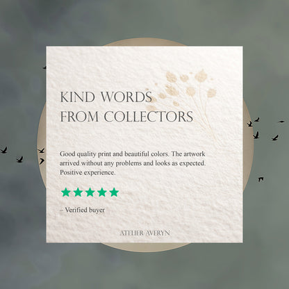 Calm Night Sky Painting Print