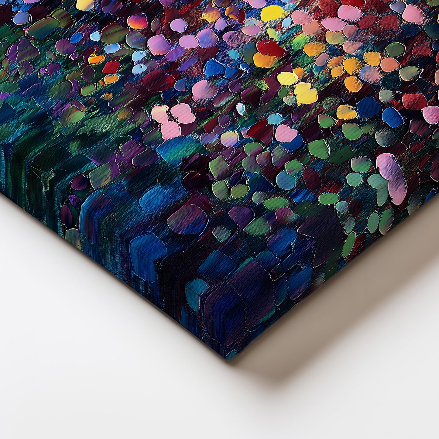 Golden Color Glow Painting Canvas Print