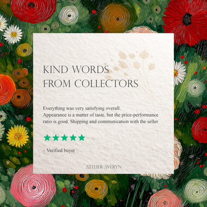 Colorful Flower Garden Painting Print