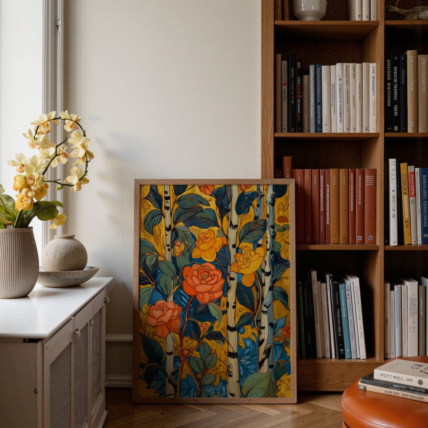 Vintage Floral Wall Art Print