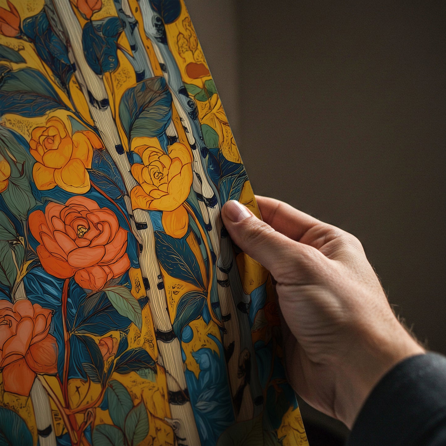 Vintage Floral Wall Art Print