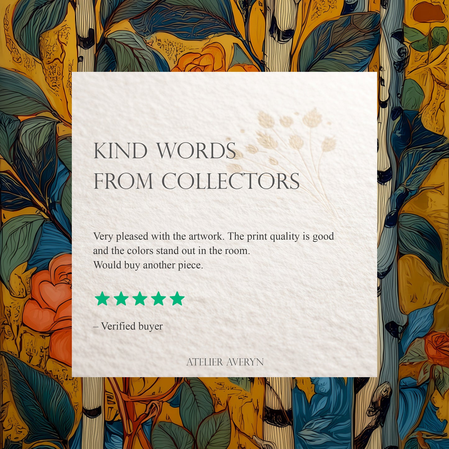 Vintage Floral Wall Art Canvas Print