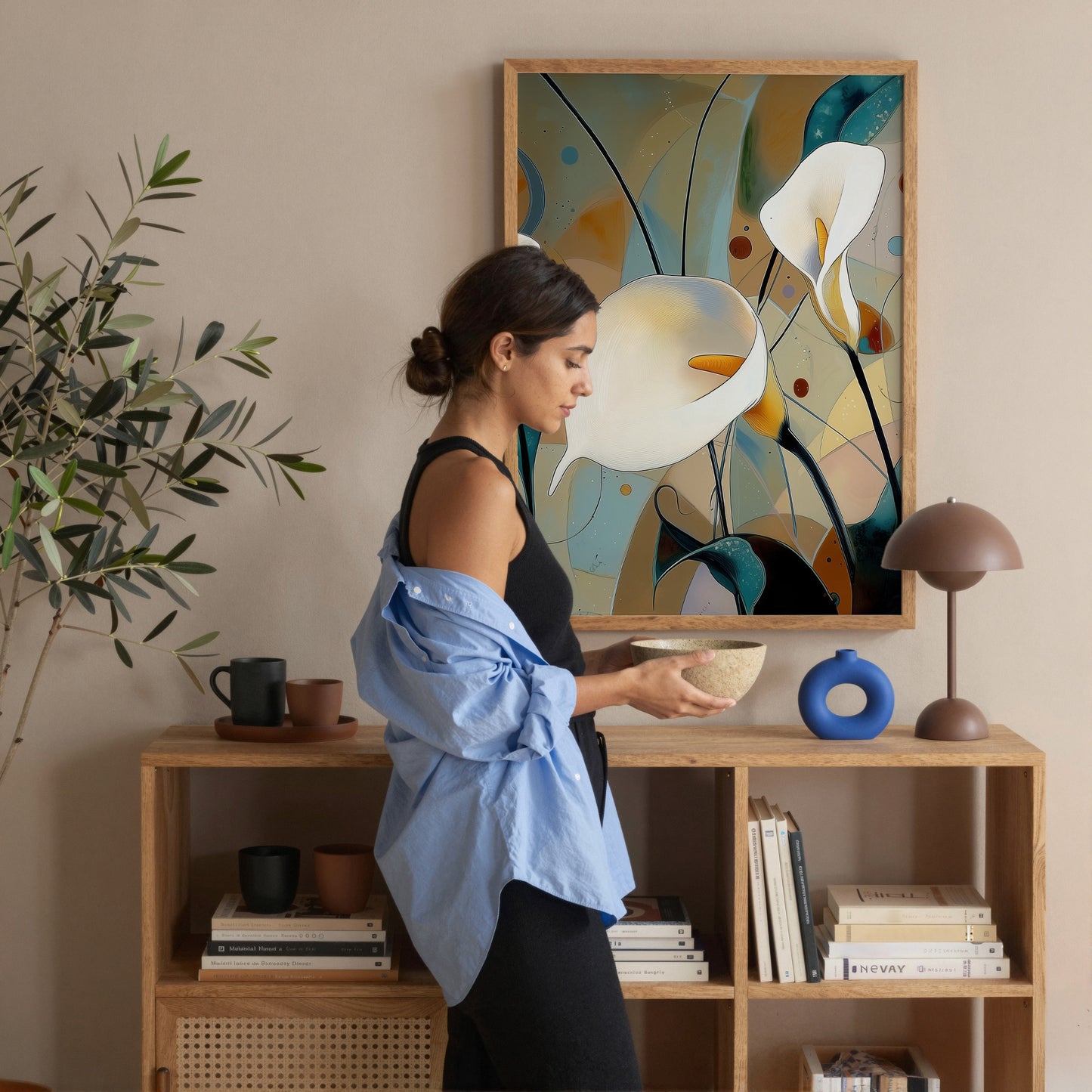 Modern Calla Lily No1 Print