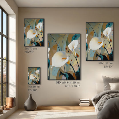 Modern Calla Lily No1 Print