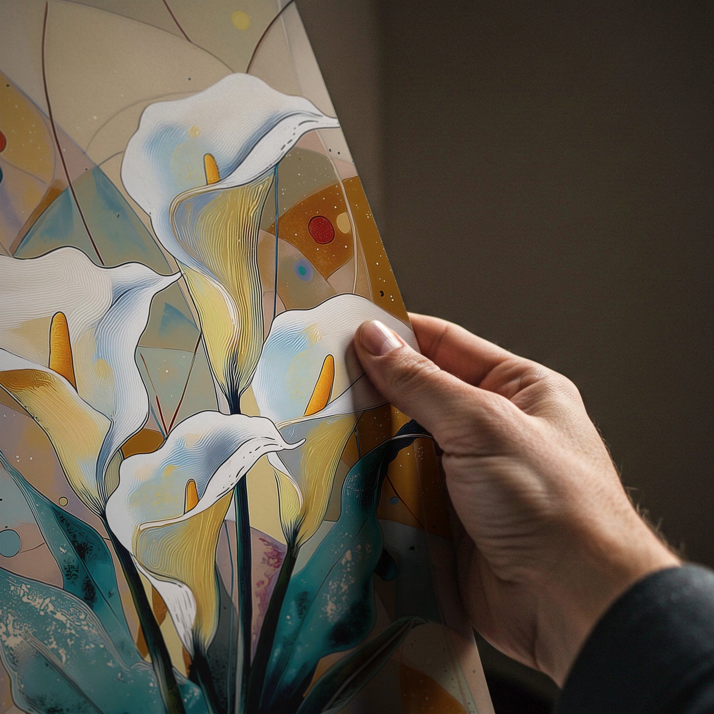 Modern Calla Lily No2 Print