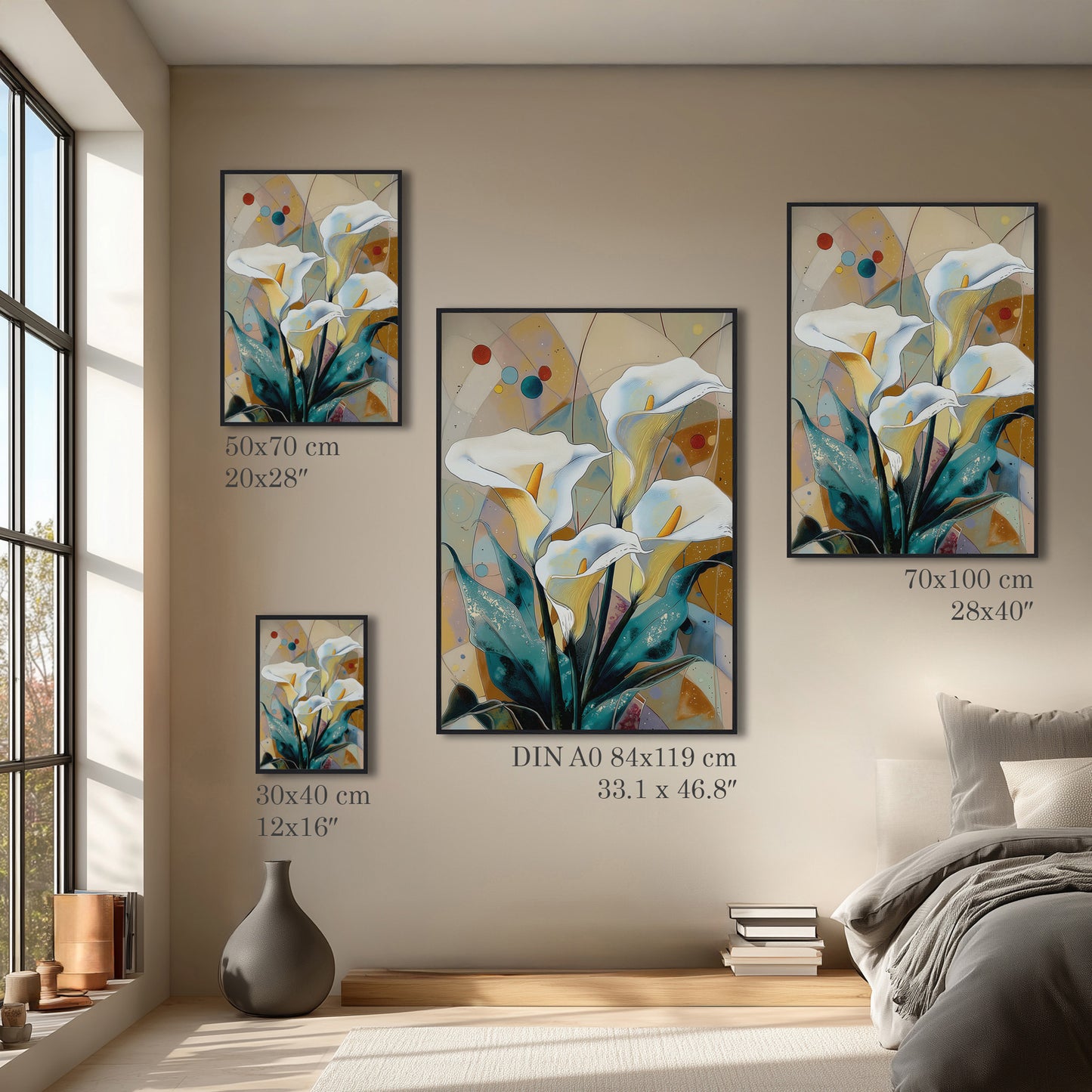 Modern Calla Lily No2 Print