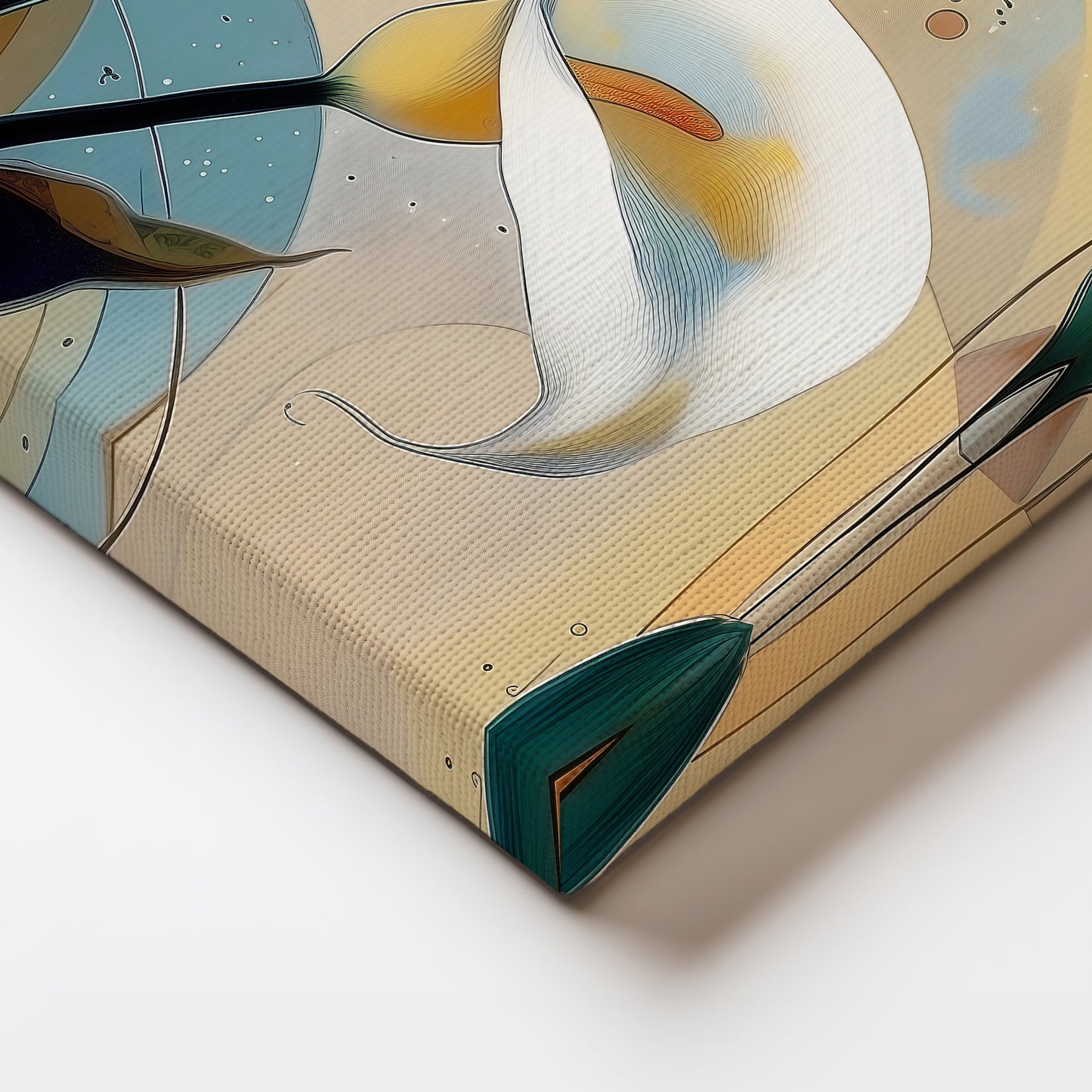 Modern Calla Lily No3 Canvas Print