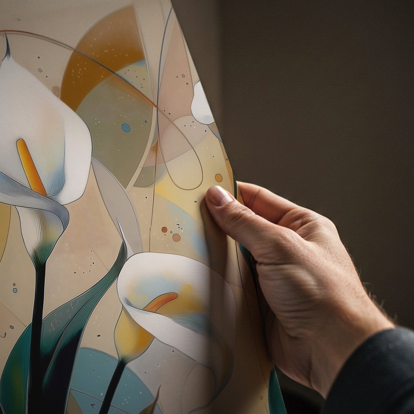 Modern Calla Lily No3 Print