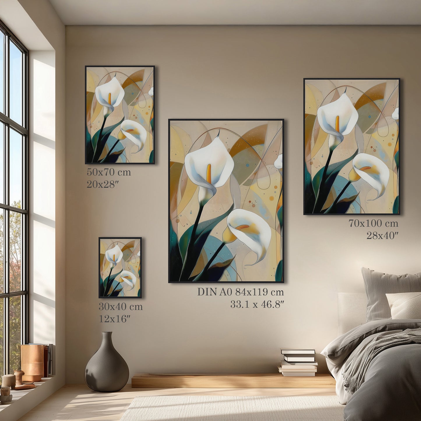 Modern Calla Lily No3 Print