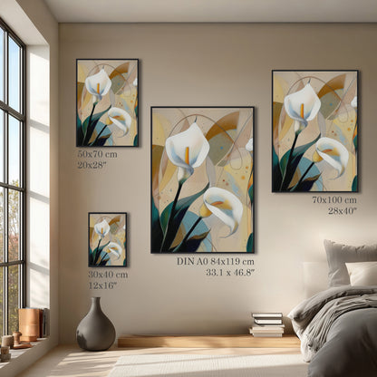 Modern Calla Lily No3 Print
