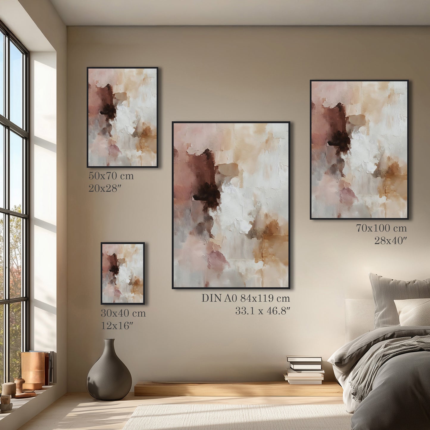 Soft Layered Wall Art Print