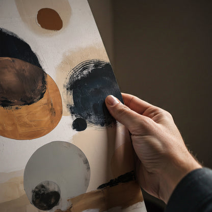 Abstract Circle Composition Print