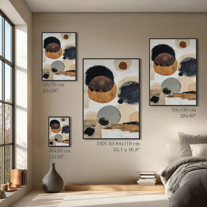 Abstract Circle Composition Print