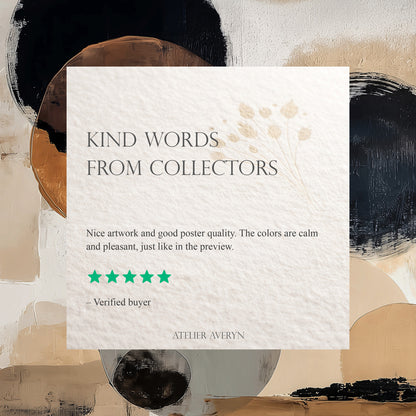 Abstract Circle Composition Canvas Print