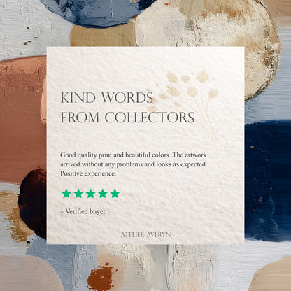 Abstract Circle Shapes Painting Canvas Print