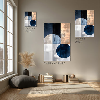 Geometric Abstract Wall Art Canvas Print