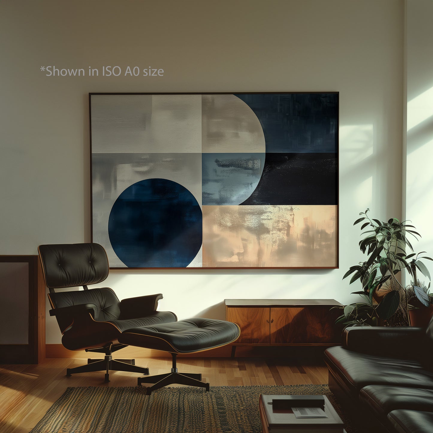 Geometric Abstract Wall Art Print